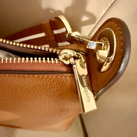 Kate Spade New York Rosie Large pebbled leather brown crossbody bag - Picture 3 of 13